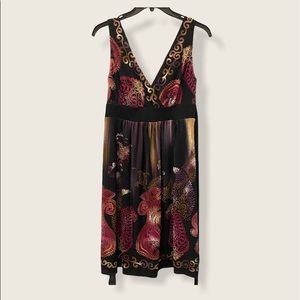 Dressbarn Floral Paisley Tank Top Dress